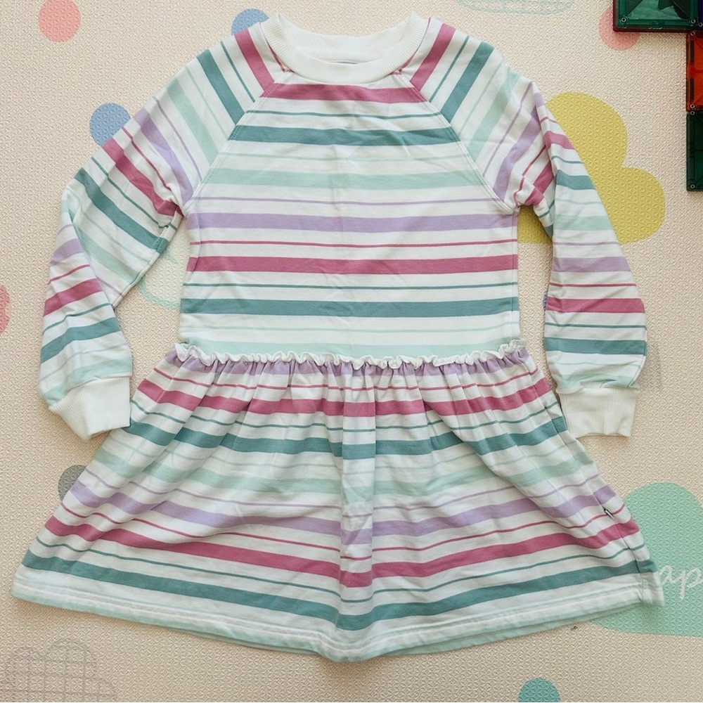 Little Sleepies Striped Sweater Dress